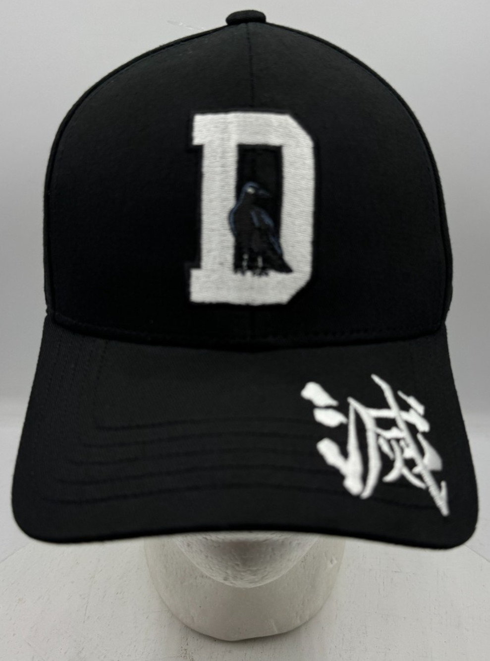 Dim Mak x Demon Slayer Tanjiro Black Hat Strap Back Cap ANIPLEX Embroidered